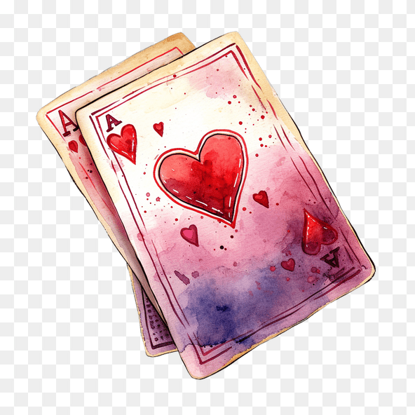 cute playing cards clipart