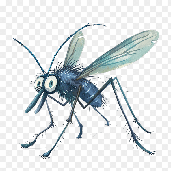 cartoon mosquito clipart