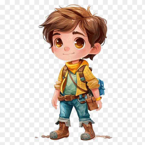 mechanic boy clipart