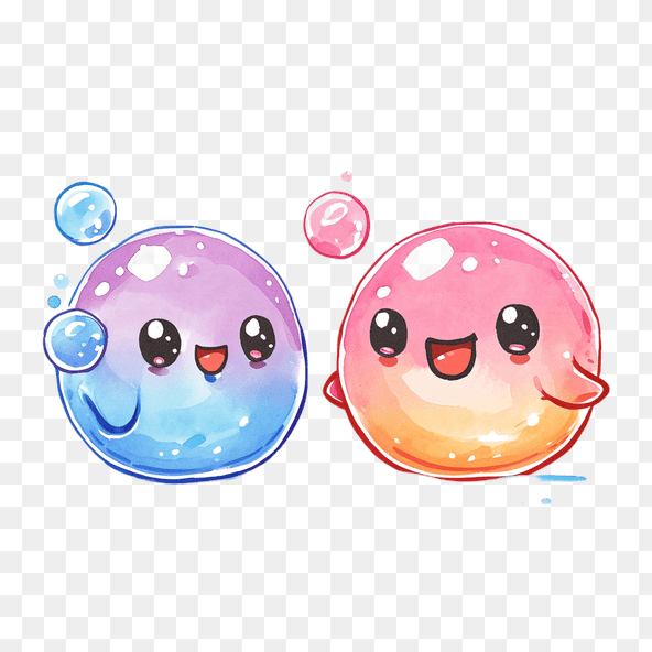 cute blobs clipart