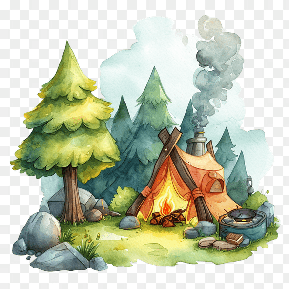 camping clipart
