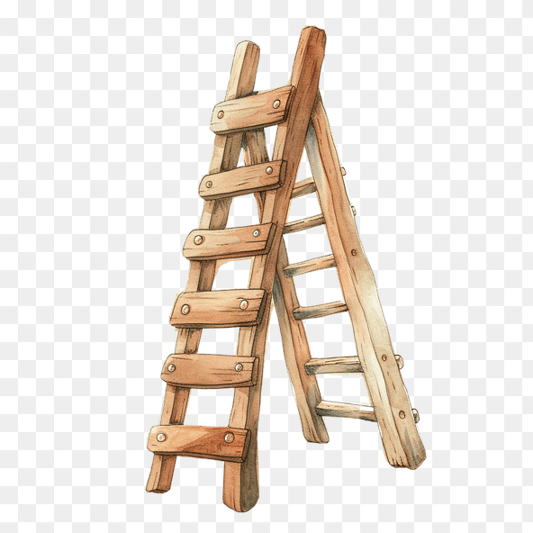 Wooden Ladder Clipart