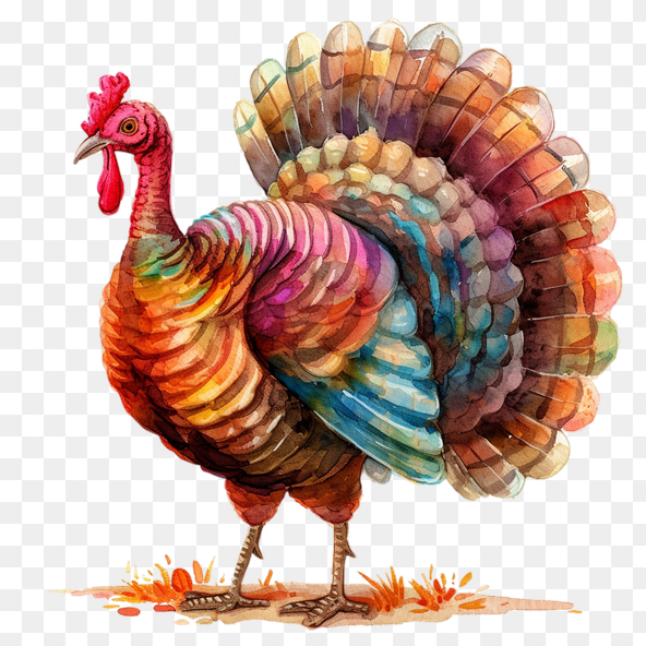 fat turkey clipart