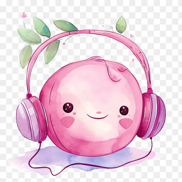 cute listening clipart