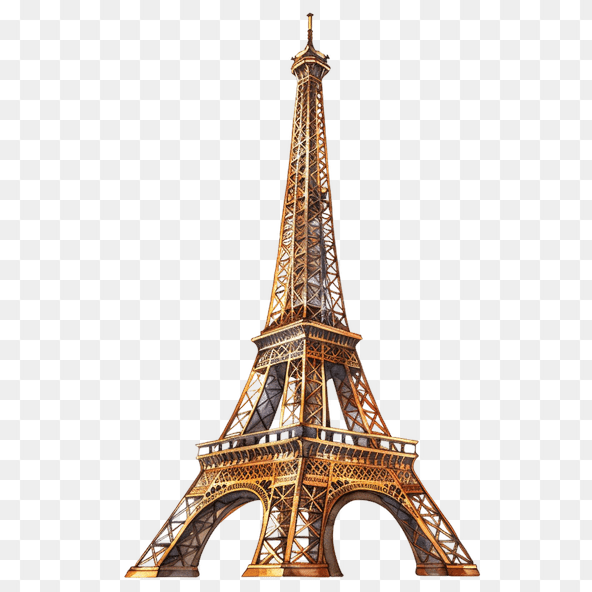 cute Eiffel Tower clipart