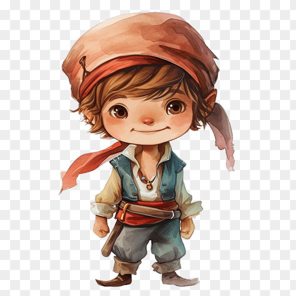 pirate boy clipart