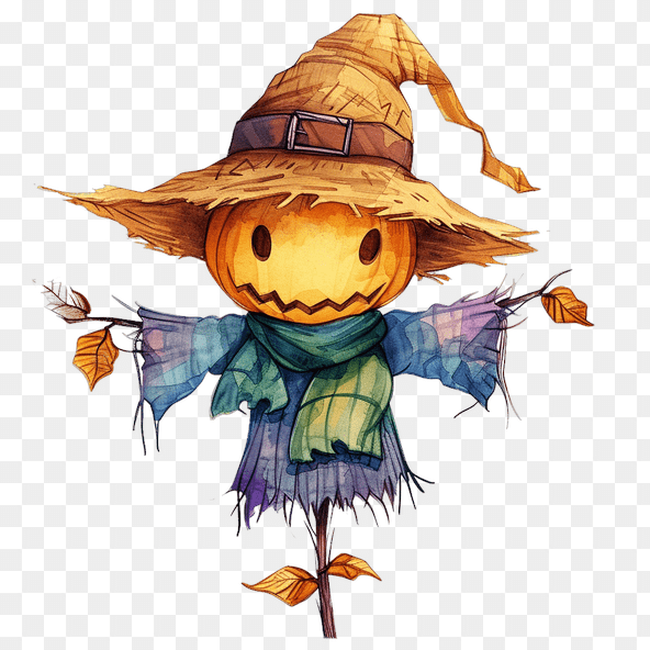 dark scarecrow clipart