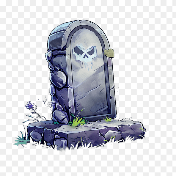 cute gravestone clipart
