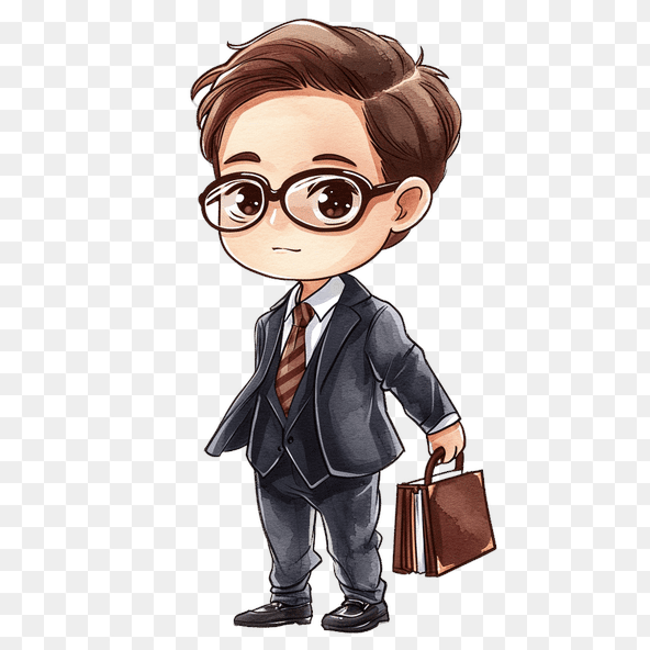 Cute lawyer Clipart