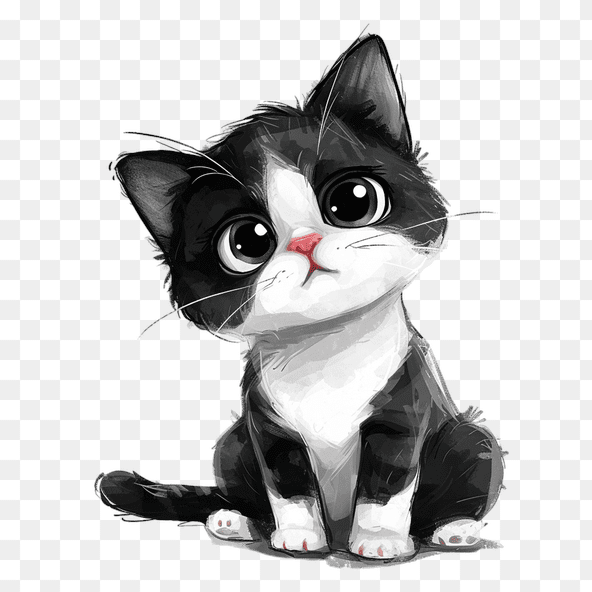 cute cat clipart