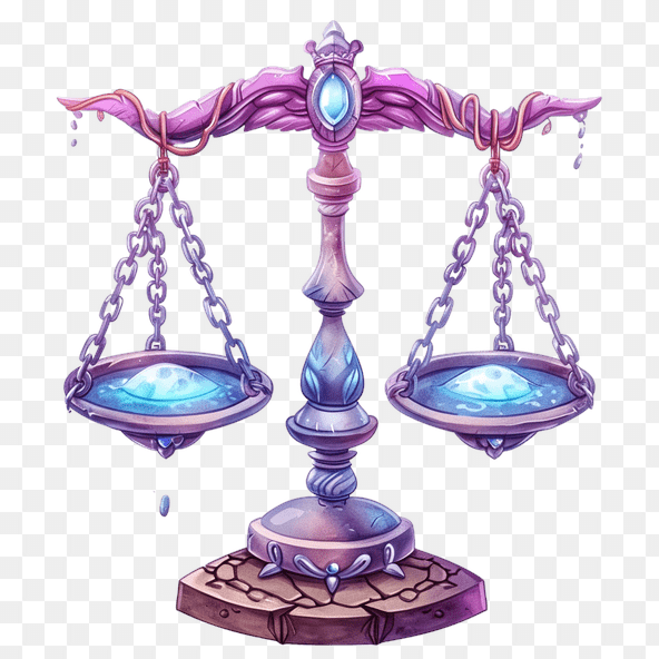 Fantasy Zodiac Scales Clipart