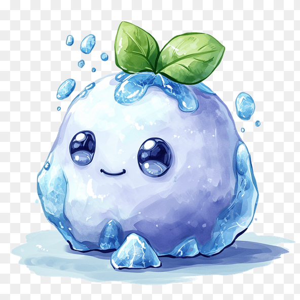 Cute Ice Creature Clipart