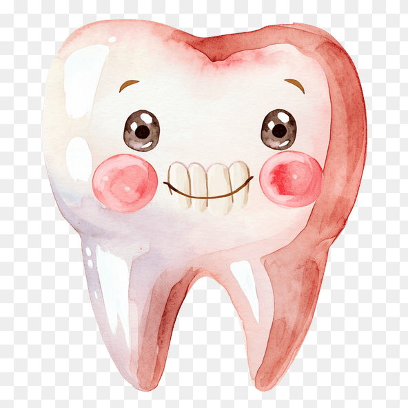 kawaii tooth clipart