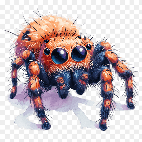 jumping spider clipart
