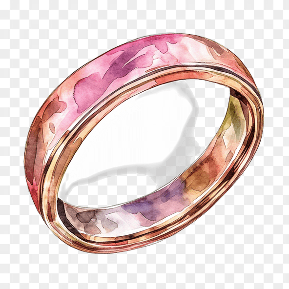 rose wedding ring clipart