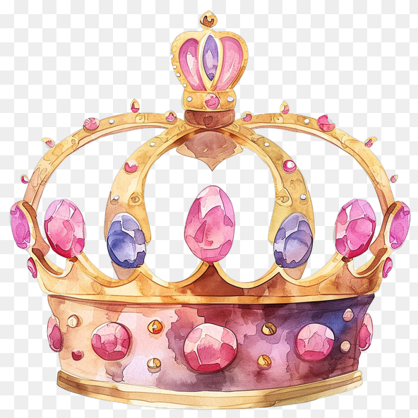 cute queen crown clipart