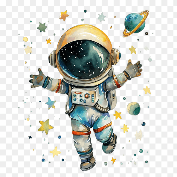 Cute Astronaut Space Clipart