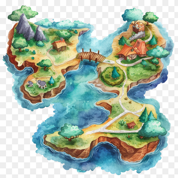 fantasy map clipart