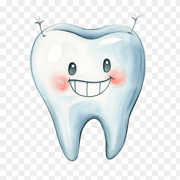 Happy Smiling Tooth Clipart