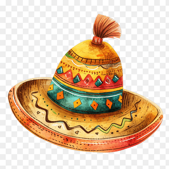cute sombero clipart