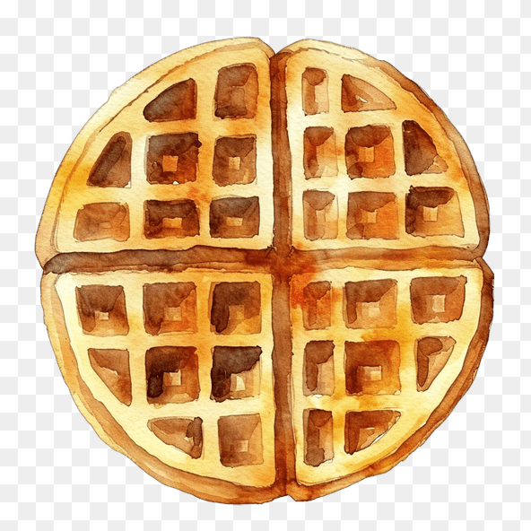 cute waffle clipart