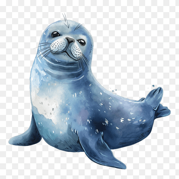cute seal clipart