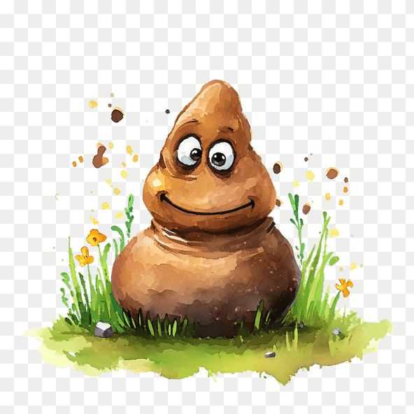 cute poop clipart