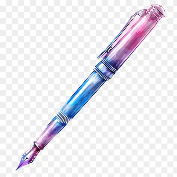 colorful pen clipart