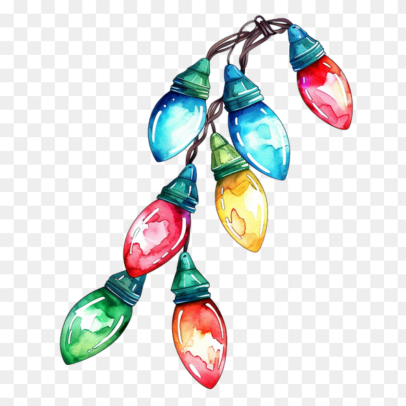 christmas light clipart