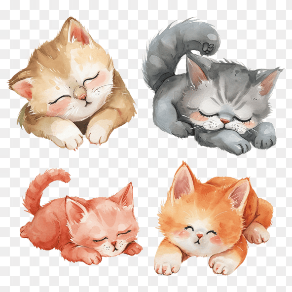 cute cats clipart