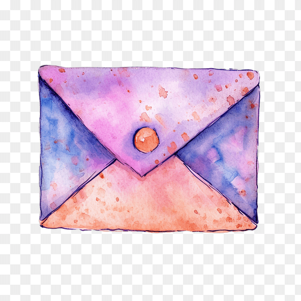beautiful  envelope clipart