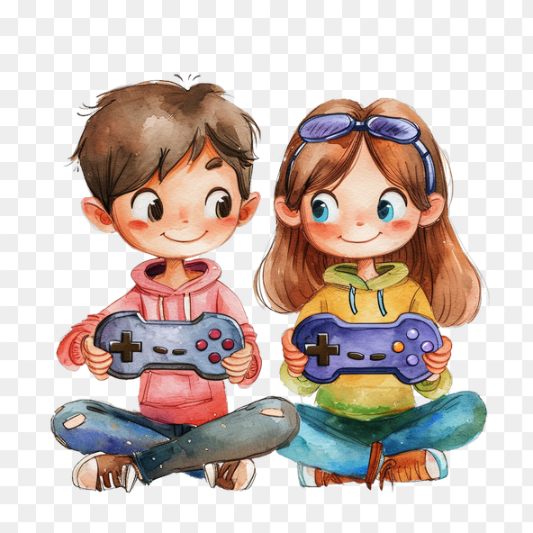 game play with teamwork clipart