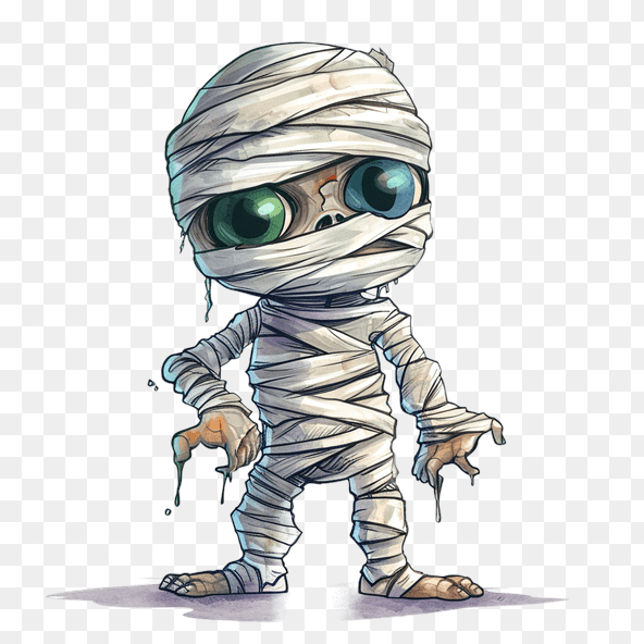 colorful Mummy Clipart