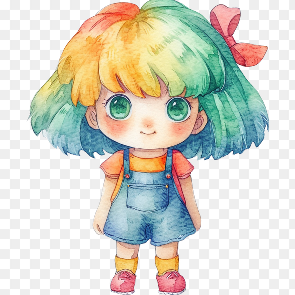 chibi girl clipart