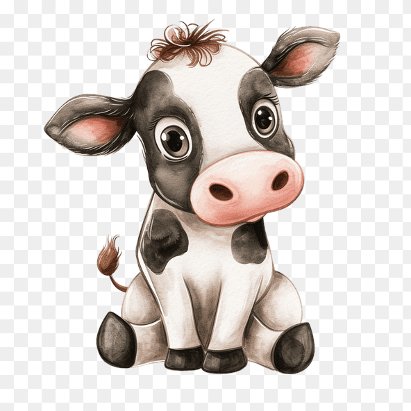 cute cow clipart