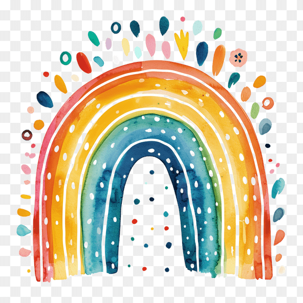 Nursery Rainbow Clipart