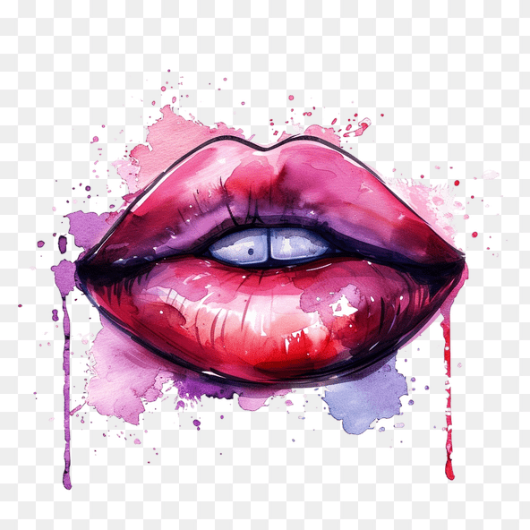 Shining Lips Clipart