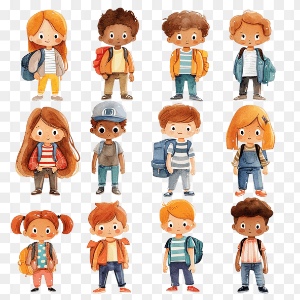 cute class of clipart