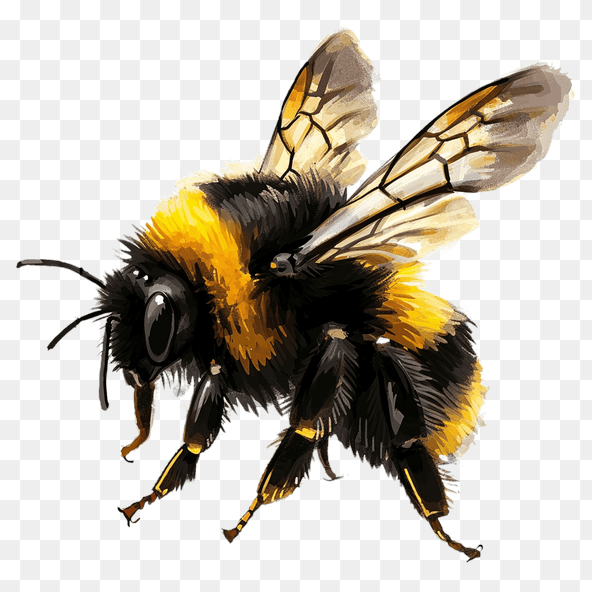 realistic bee clipart