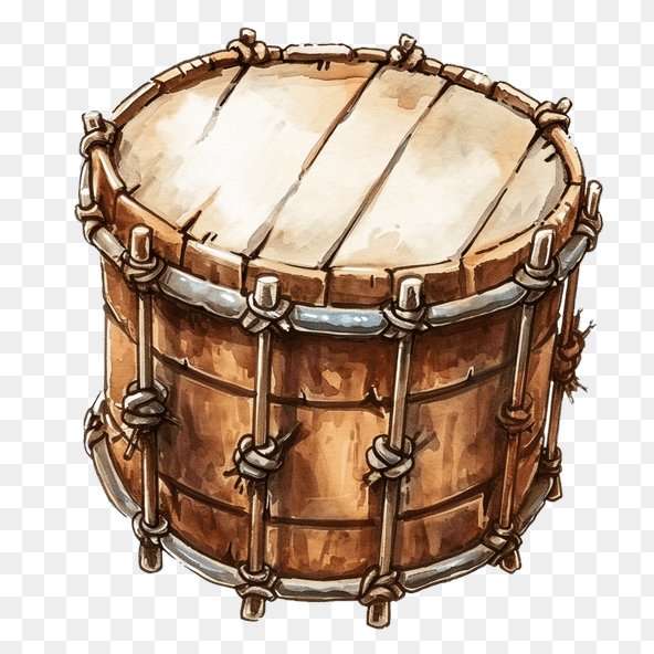 vintage drum clipart