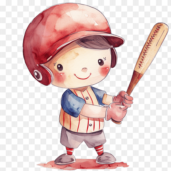 Little Leaguer clipart