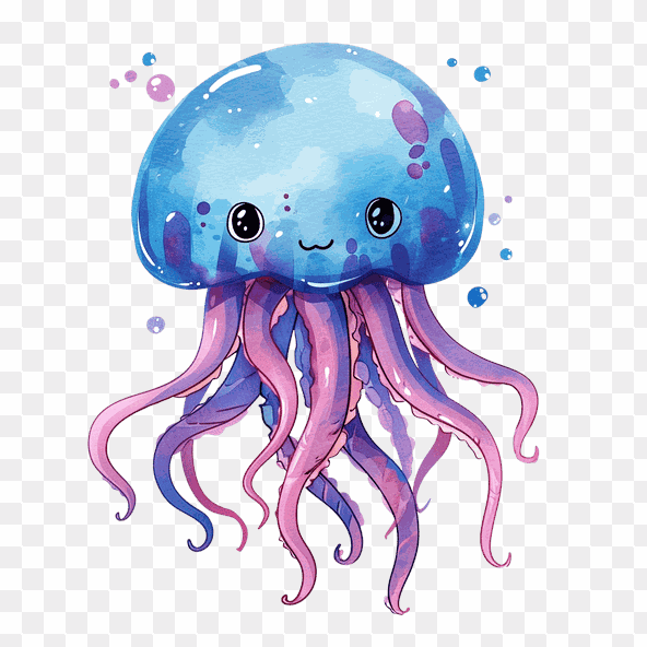 Cute Jellyfish Clipart
