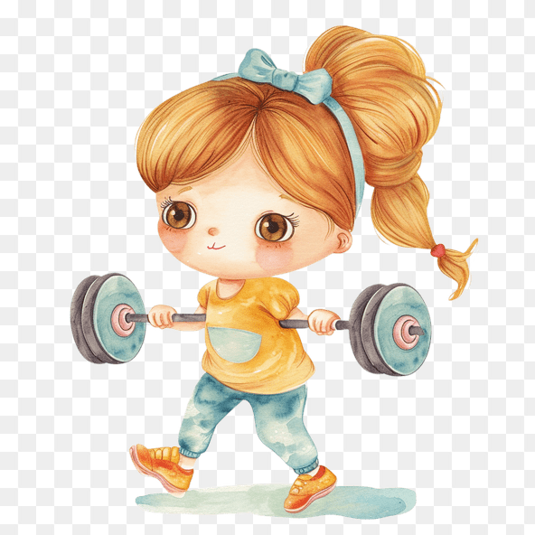 cute exercise clipart