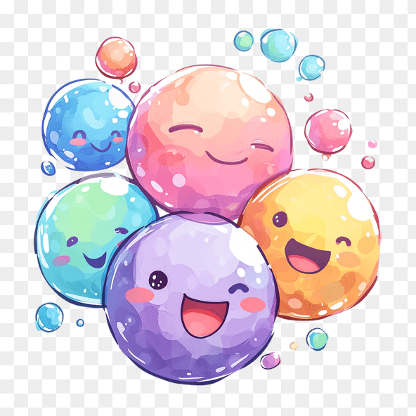 cute bubble clipart