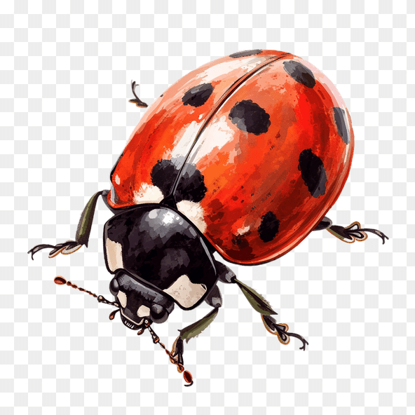 realistic ladybug clipart