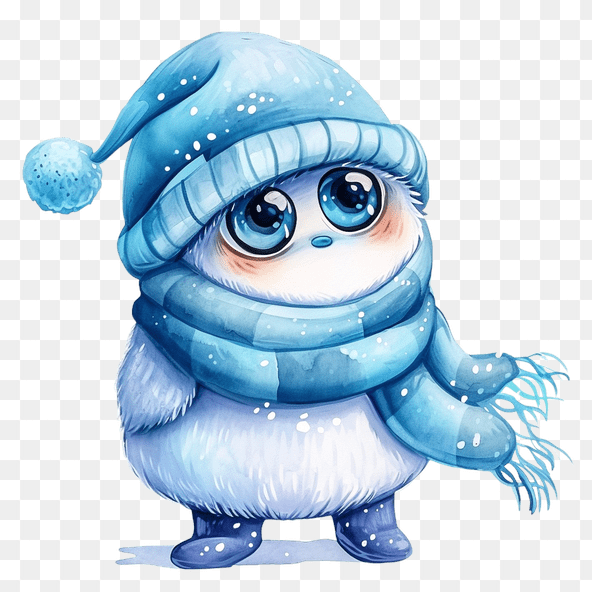 Cute Winter Yeti Clipart