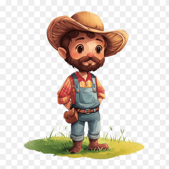 vintage farmer clipart