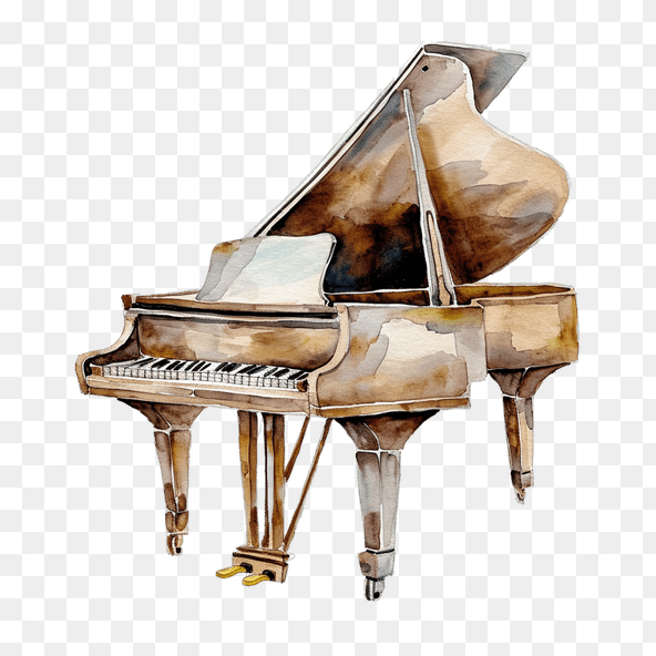 wooden Piano Clipart