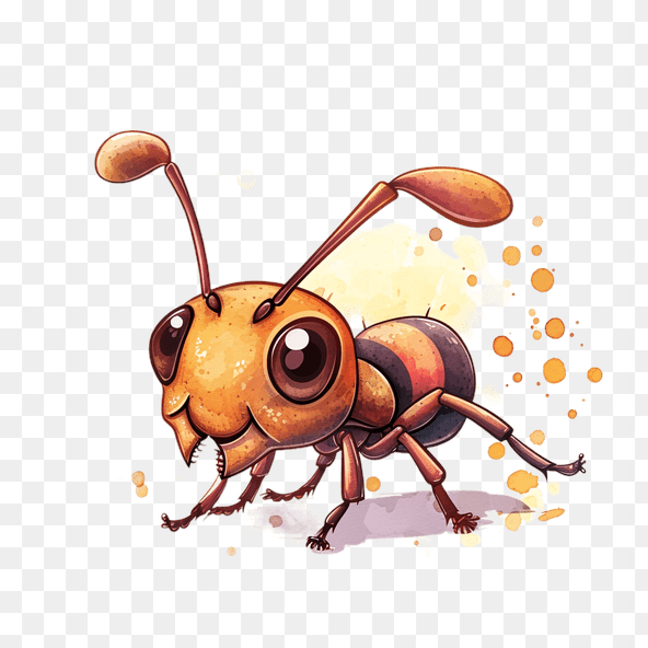 cute cartoon ant