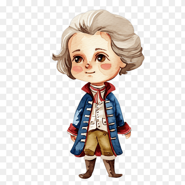 Cute George Washington Clipart
